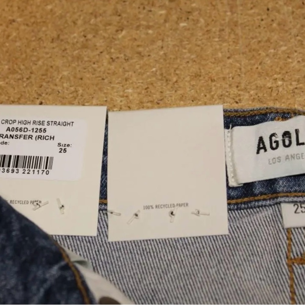 NWT! Agolde Riley jeans - Picture 15 of 16